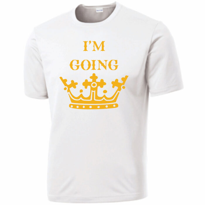 TVW I'm Going Crown Shirt (White/Gold)